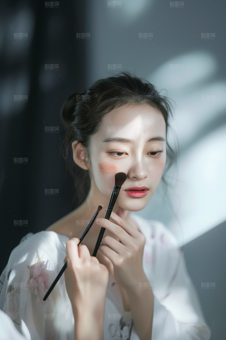 化妆人物化妆师妆容肖像