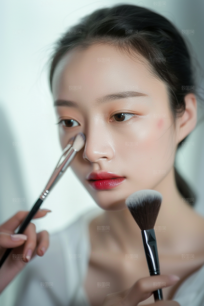 化妆人物妆容美女肖像