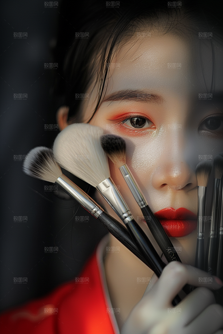 化妆人物艺术妆感肖像