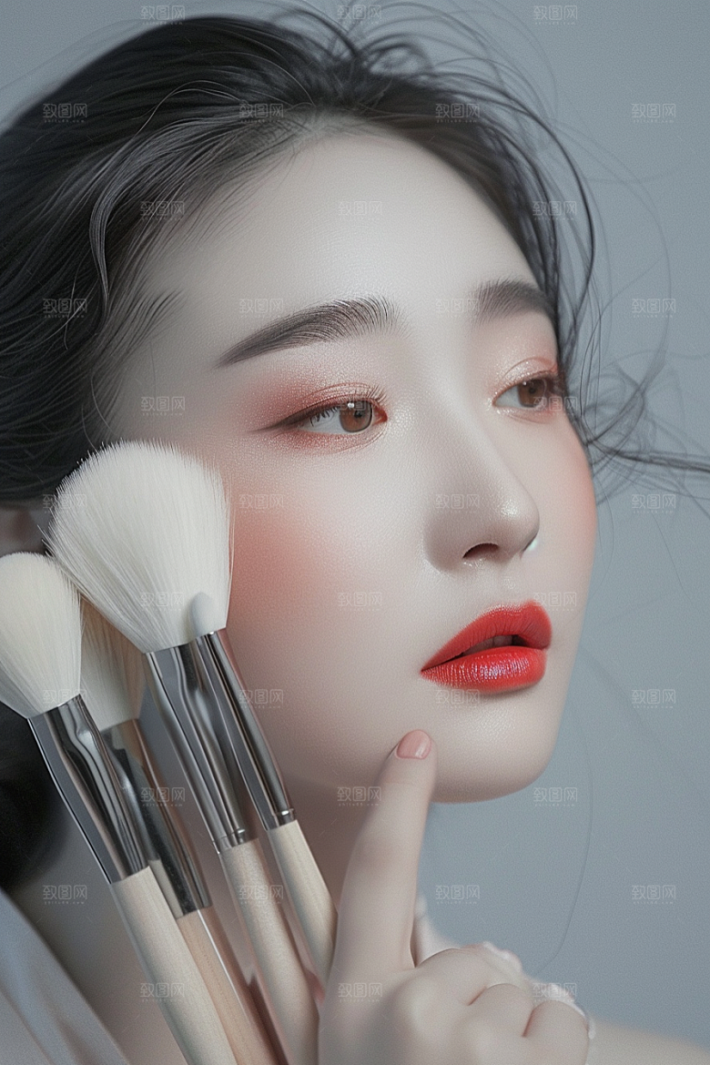 化妆人物艺术美女肖像