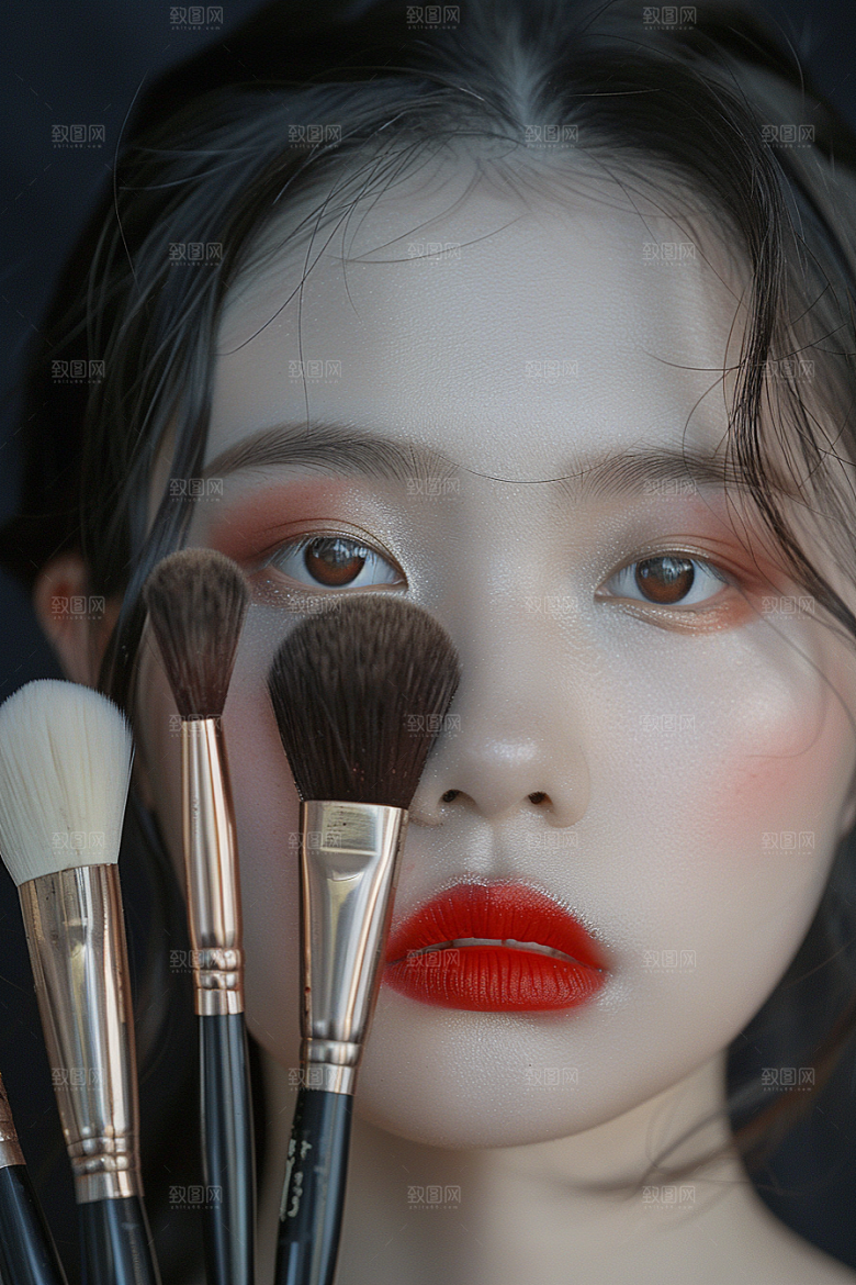 化妆人物造型师彩妆肖像