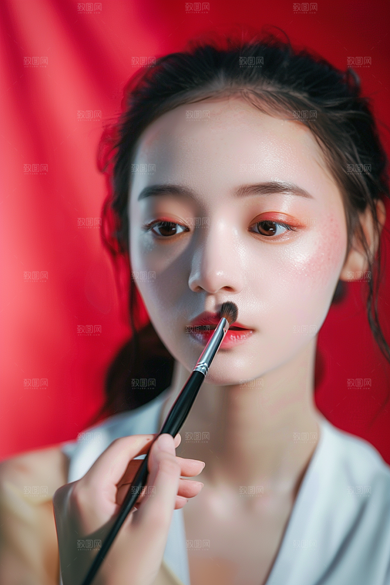 化妆人物造型师改造肖像