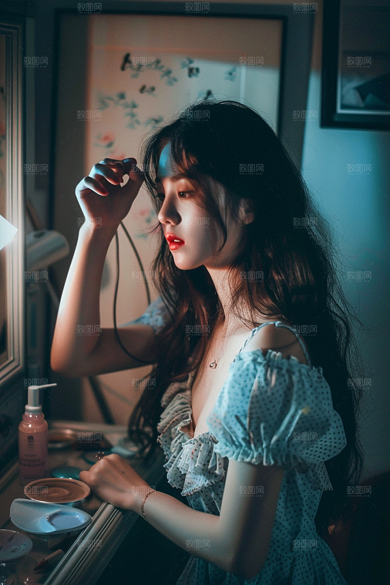 化妆人物妆造美女肖像