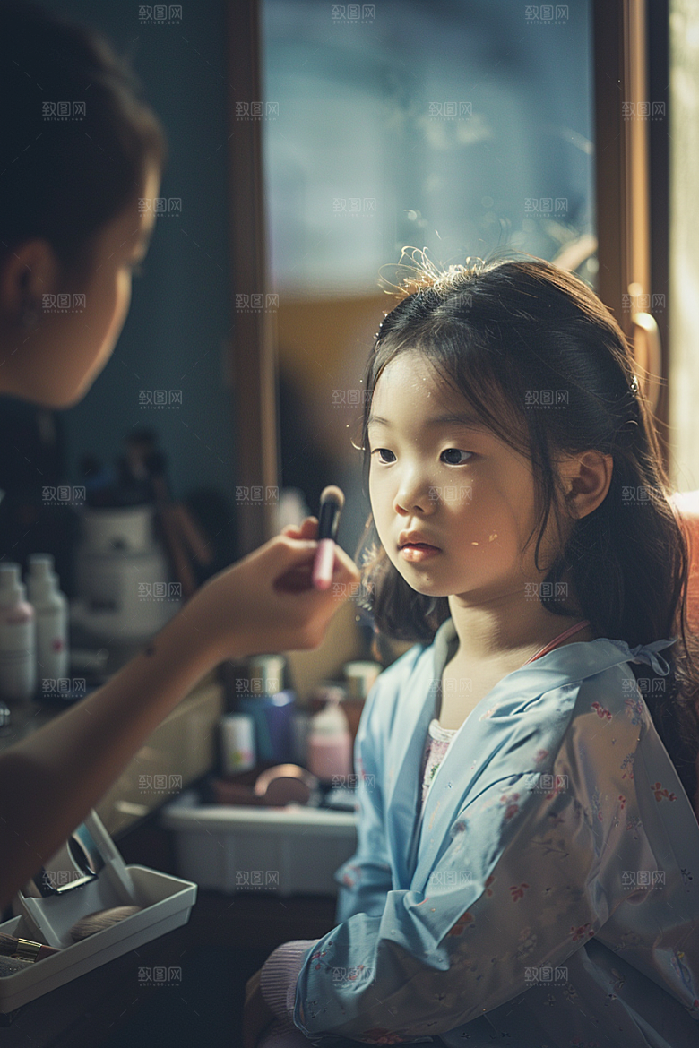 化妆人物美女彩妆肖像