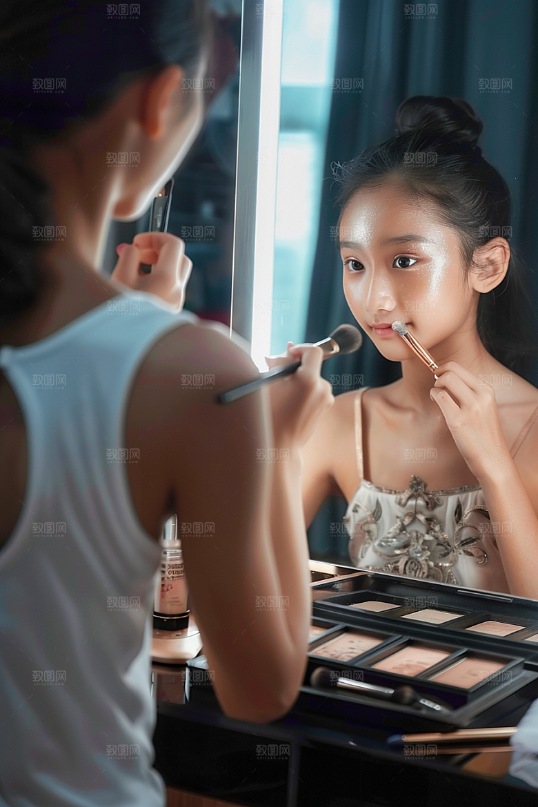 化妆人物妆感艺术肖像