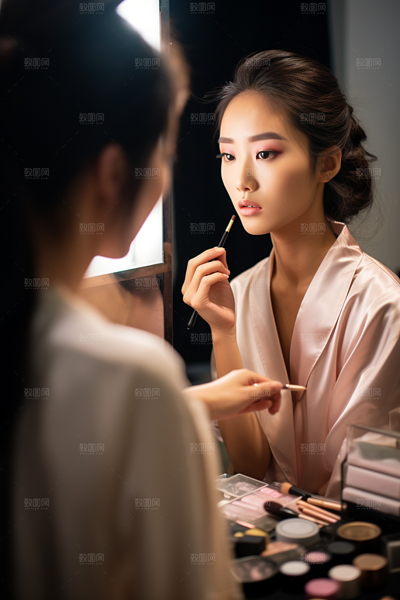 化妆人物妆感艺术肖像