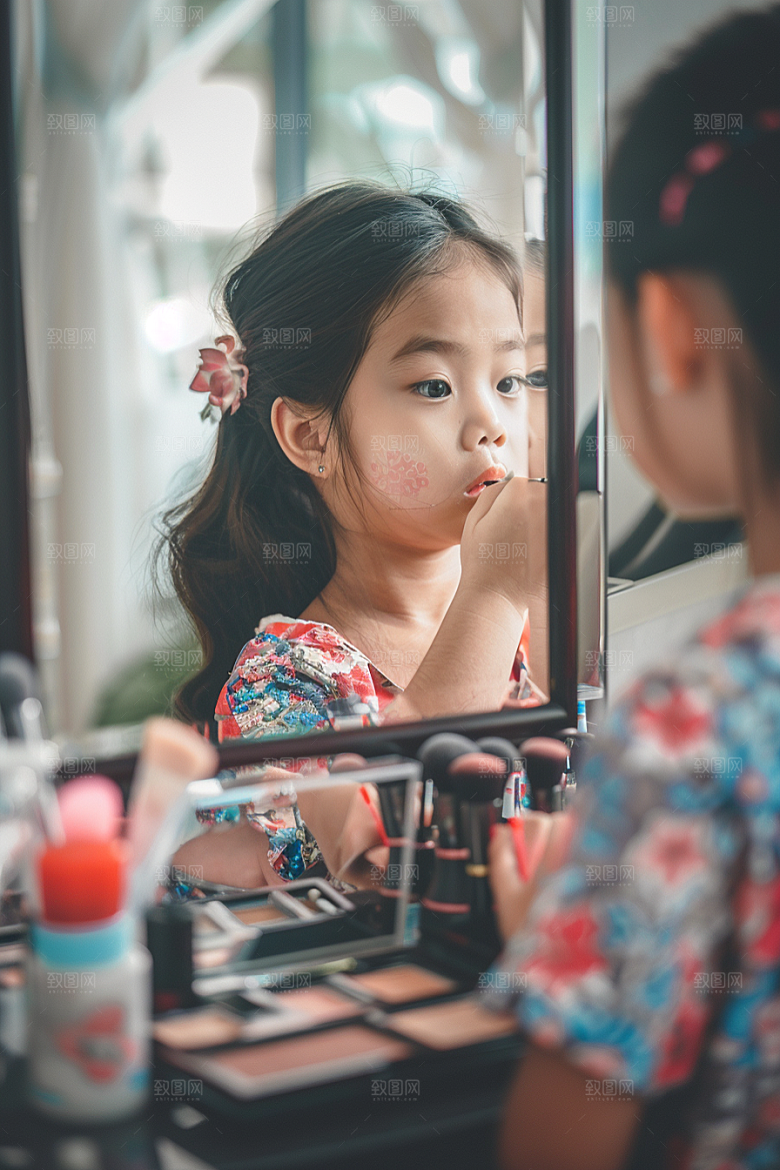 化妆人物妆造造型师肖像