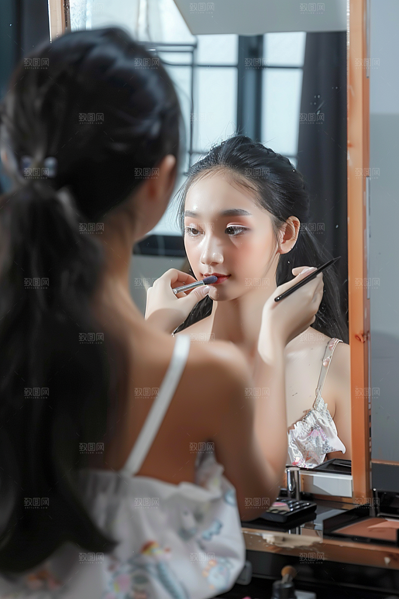 化妆人物妆感化妆师肖像