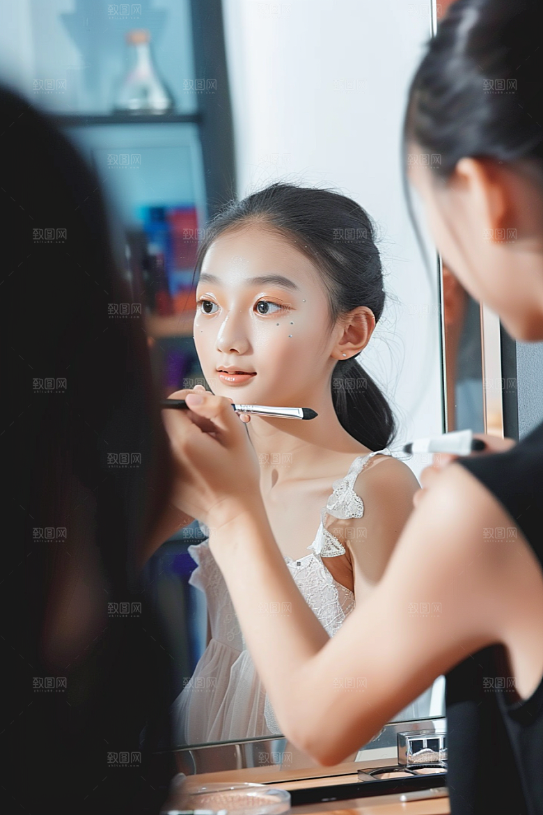 化妆人物美妆美女肖像