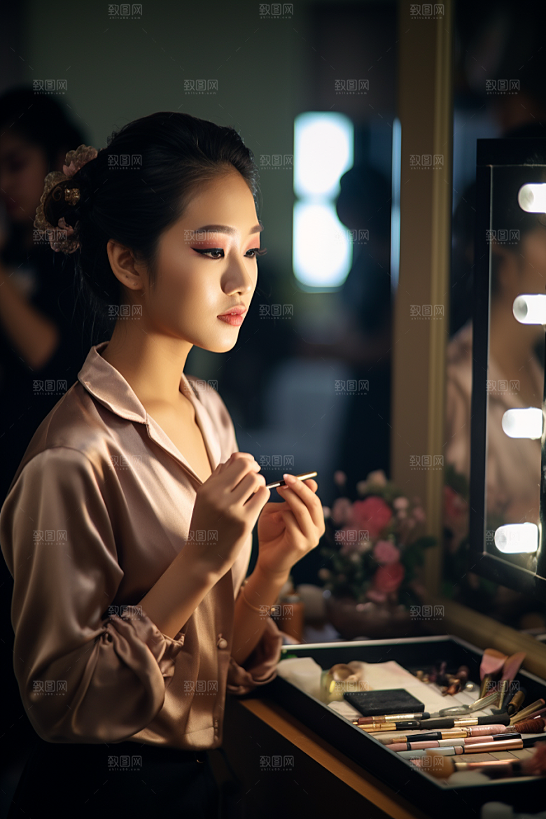 化妆人物妆感美妆肖像