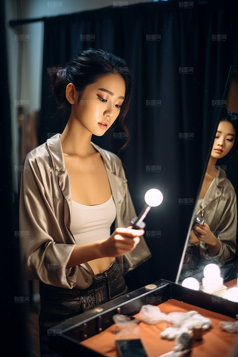 化妆人物改造美妆肖像