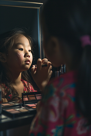 化妆人物彩妆妆造肖像