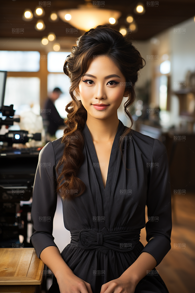 化妆人物美妆彩妆肖像