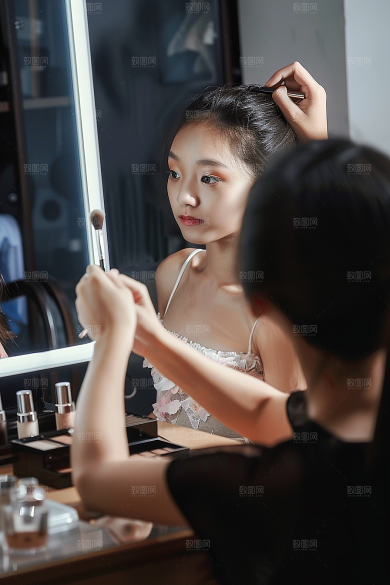 化妆人物妆造美妆肖像