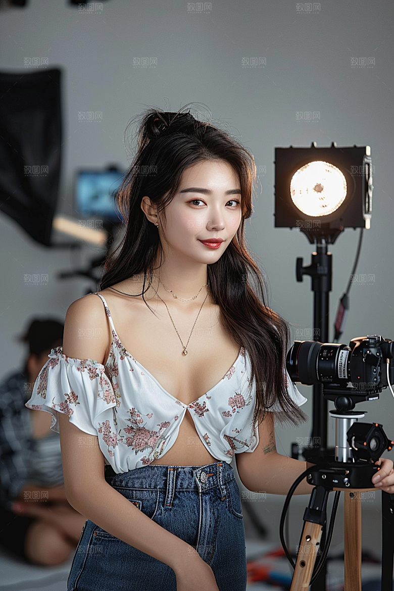 化妆人物妆造美妆肖像