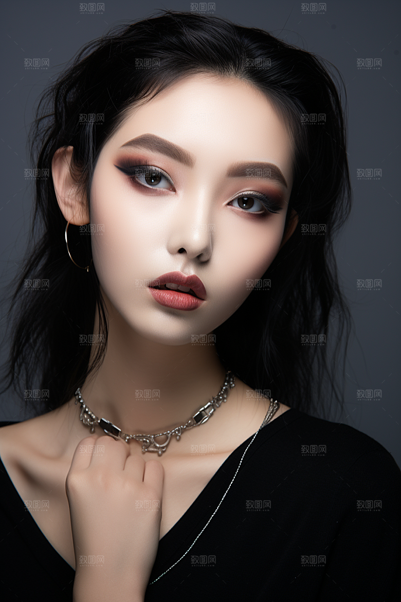 化妆人物艺术美妆肖像