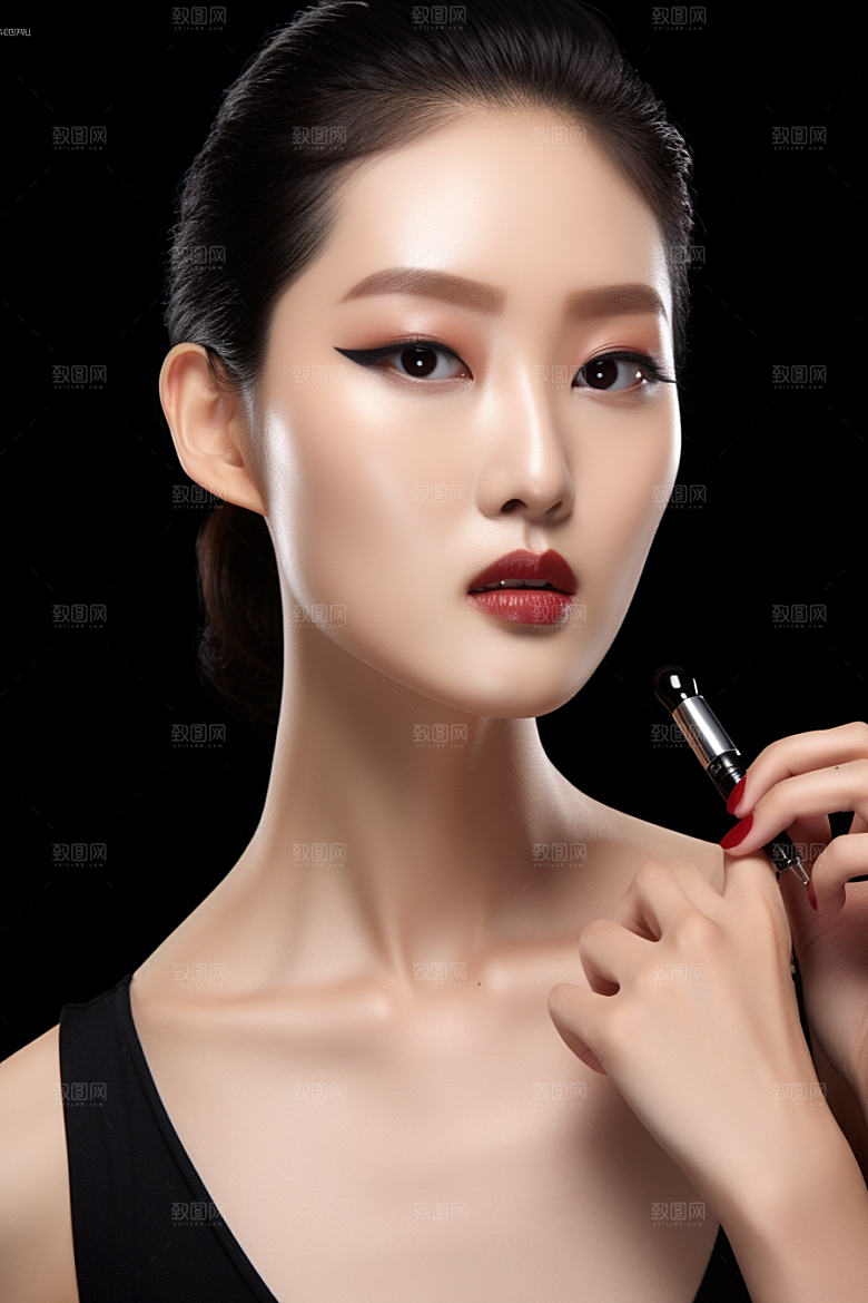 化妆人物妆容美女肖像
