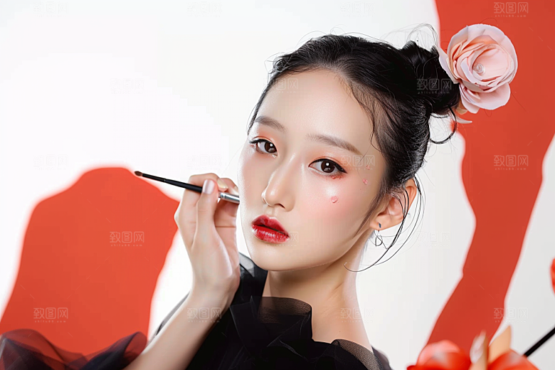化妆人物造型师妆造肖像