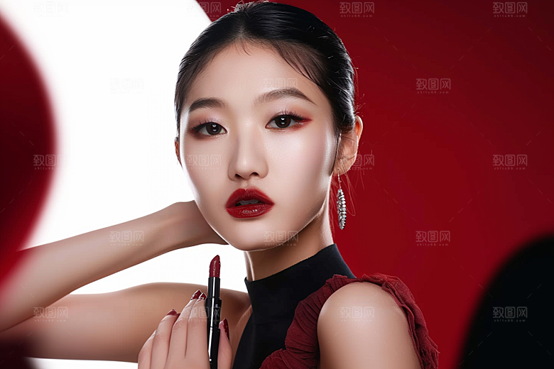 化妆人物妆容妆造肖像