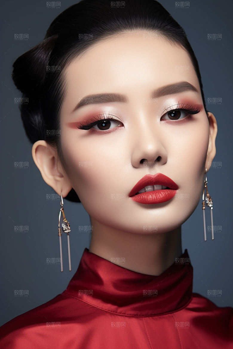 化妆人物妆造化妆师肖像