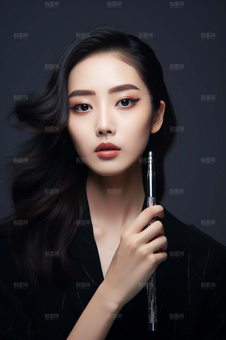 化妆人物美女改造肖像