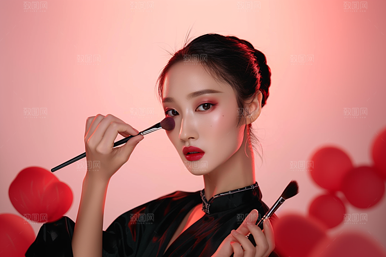 化妆人物艺术改造肖像
