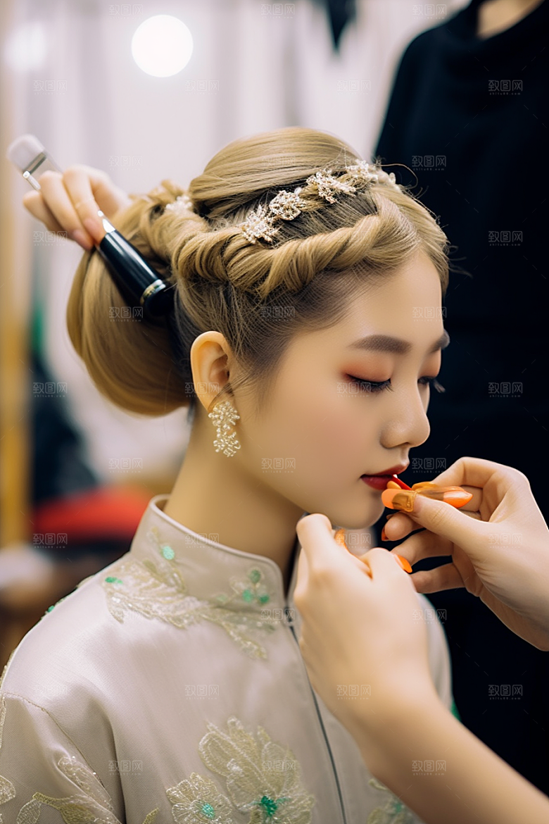 化妆人物妆感彩妆肖像
