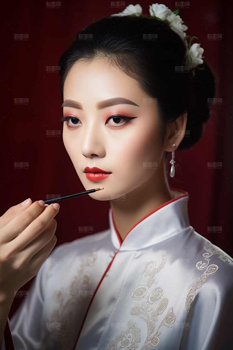 化妆人物彩妆妆容肖像