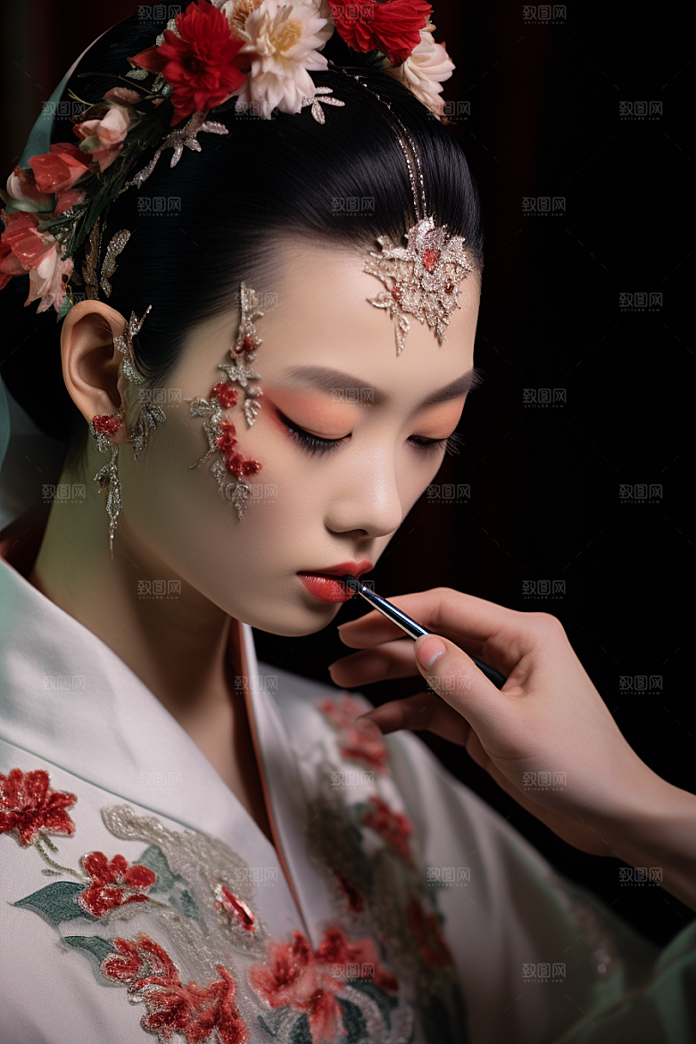 化妆人物改造妆感肖像