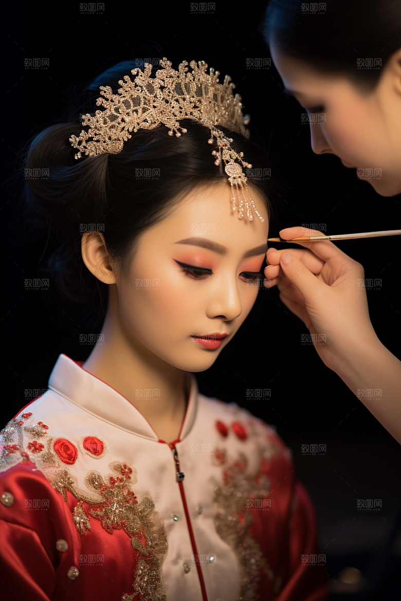 化妆人物改造造型师肖像
