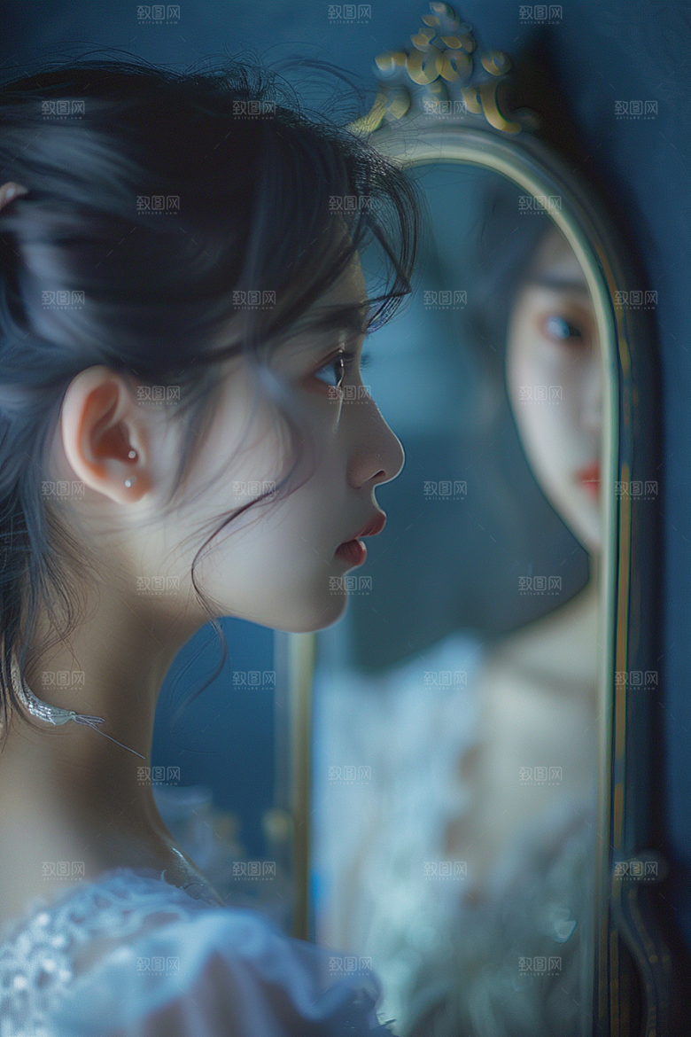 化妆人物妆容美女肖像