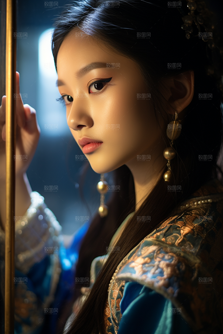 化妆人物妆容妆感肖像