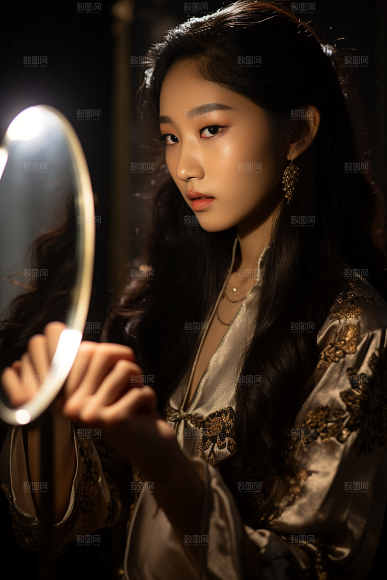 化妆人物妆感造型师肖像