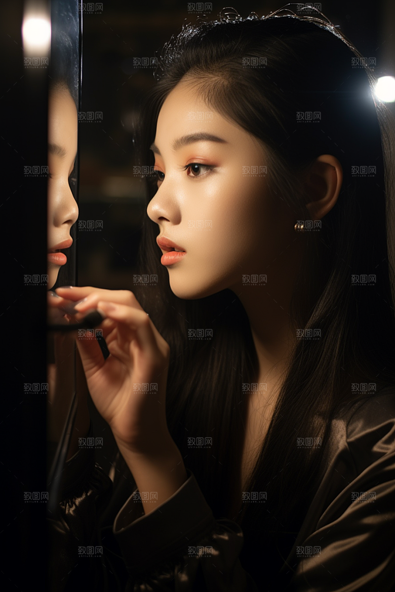 化妆人物妆感化妆师肖像
