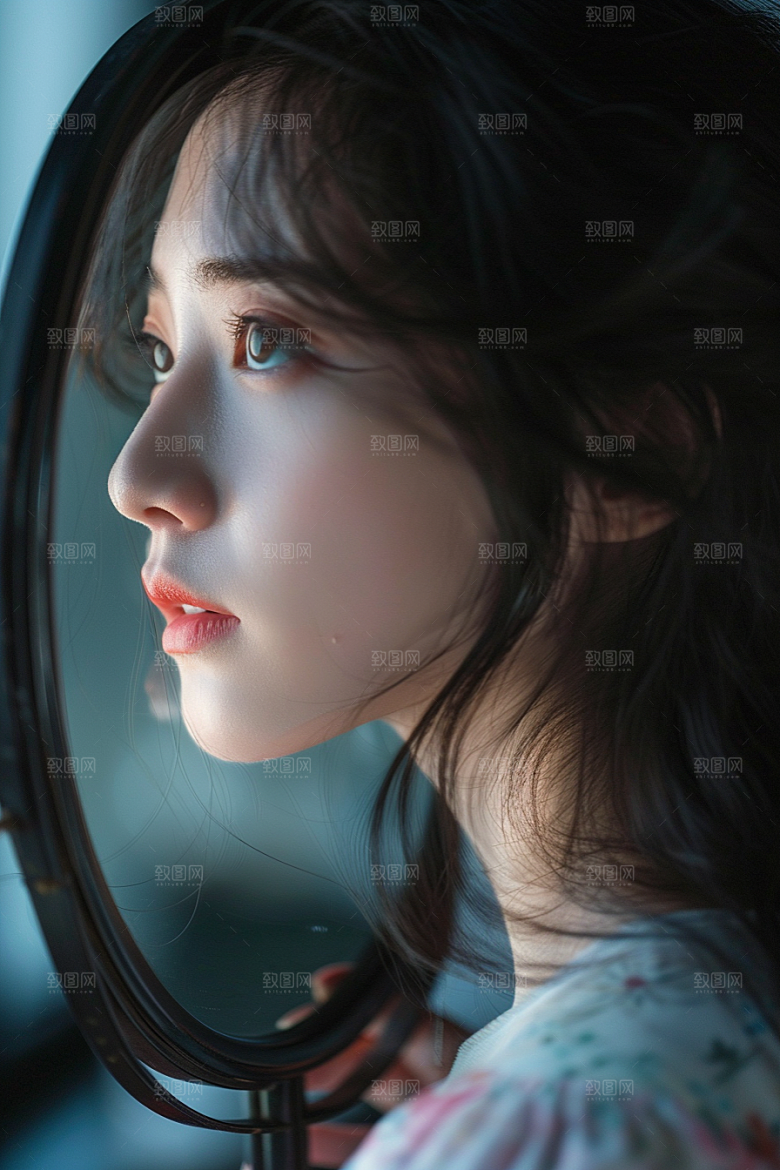 化妆人物彩妆化妆师肖像