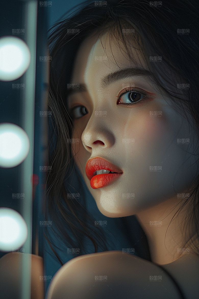化妆人物妆造艺术肖像