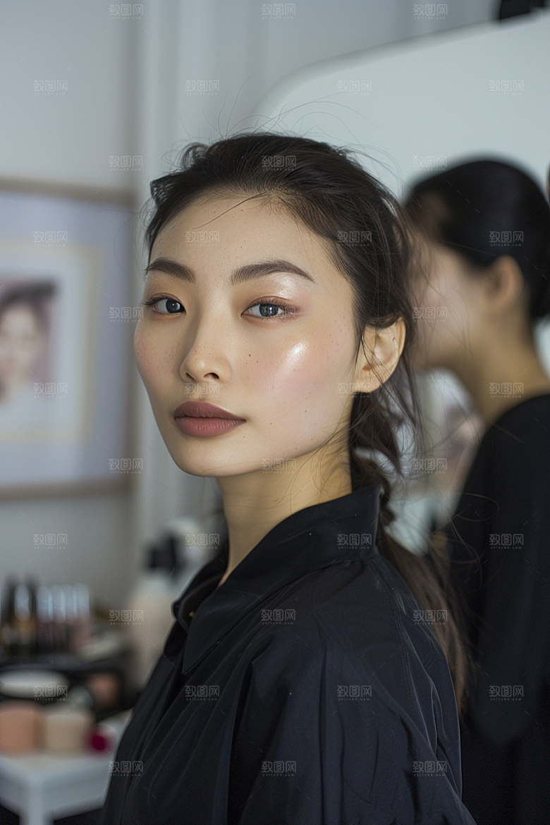 化妆人物化妆师美女肖像
