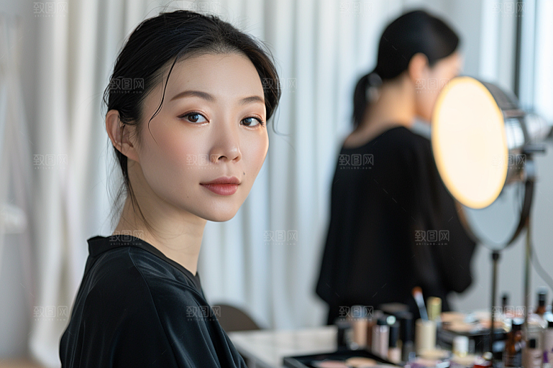 化妆人物妆造改造肖像