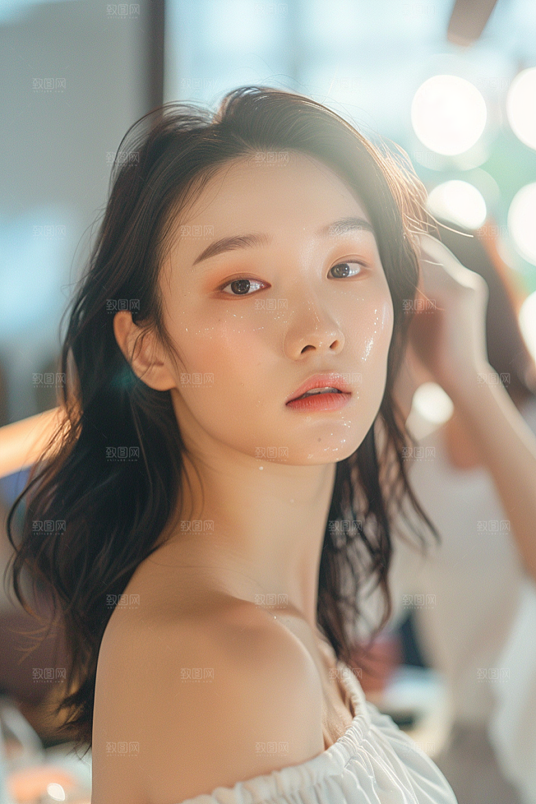 化妆人物改造美女肖像