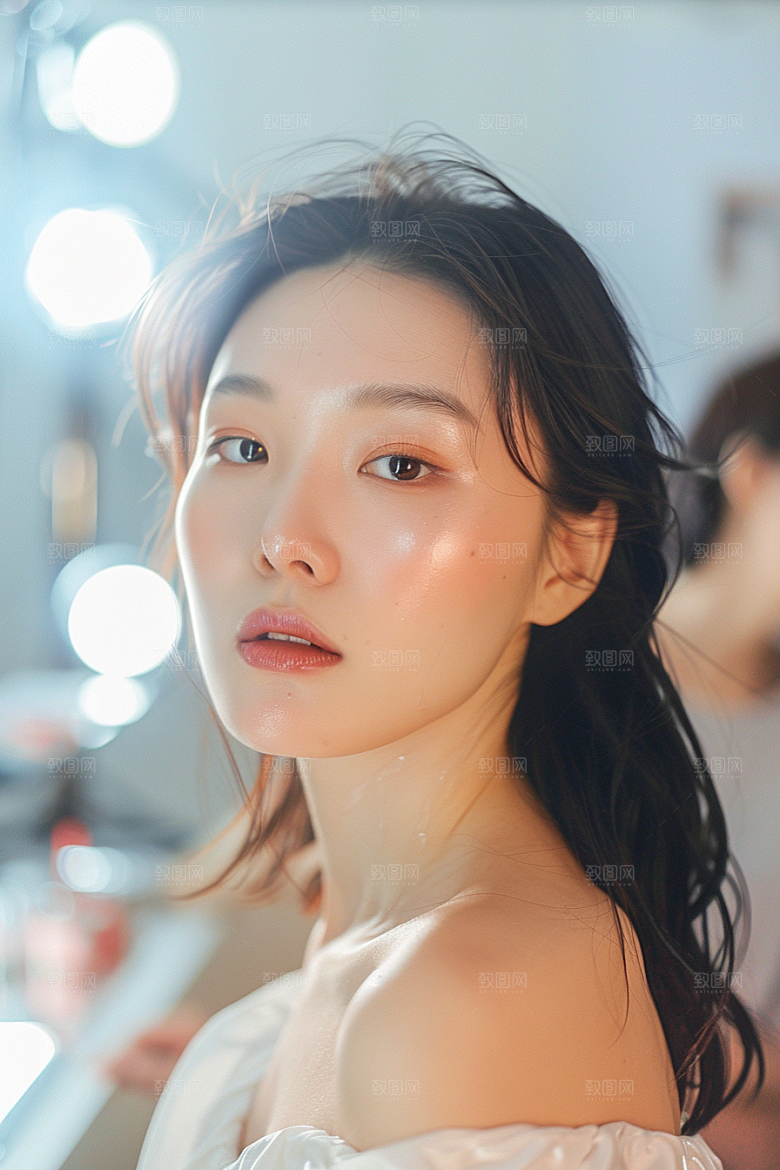 化妆人物造型师妆容肖像