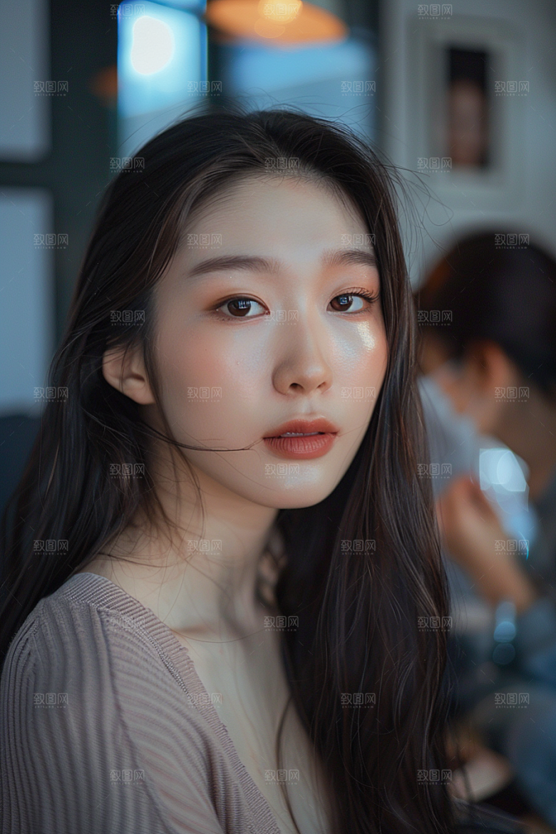 化妆人物彩妆艺术肖像