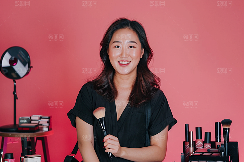 化妆人物妆容妆造肖像