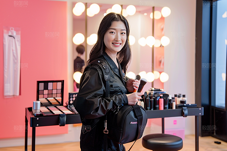 化妆人物造型师彩妆肖像