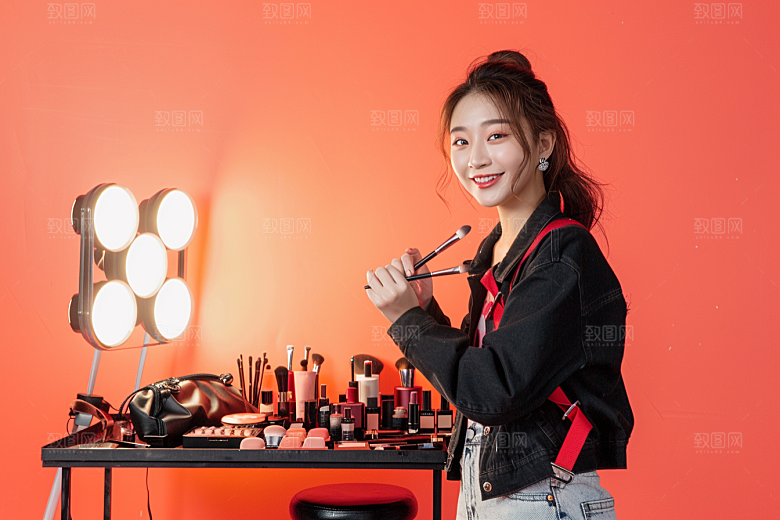 化妆人物妆造艺术肖像