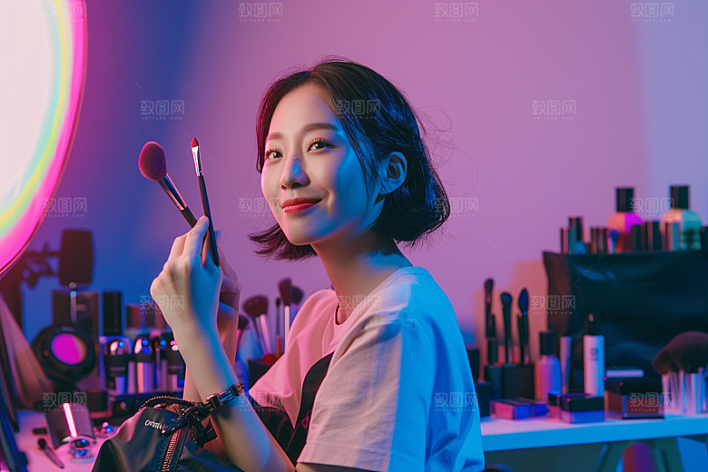 化妆人物妆造彩妆肖像