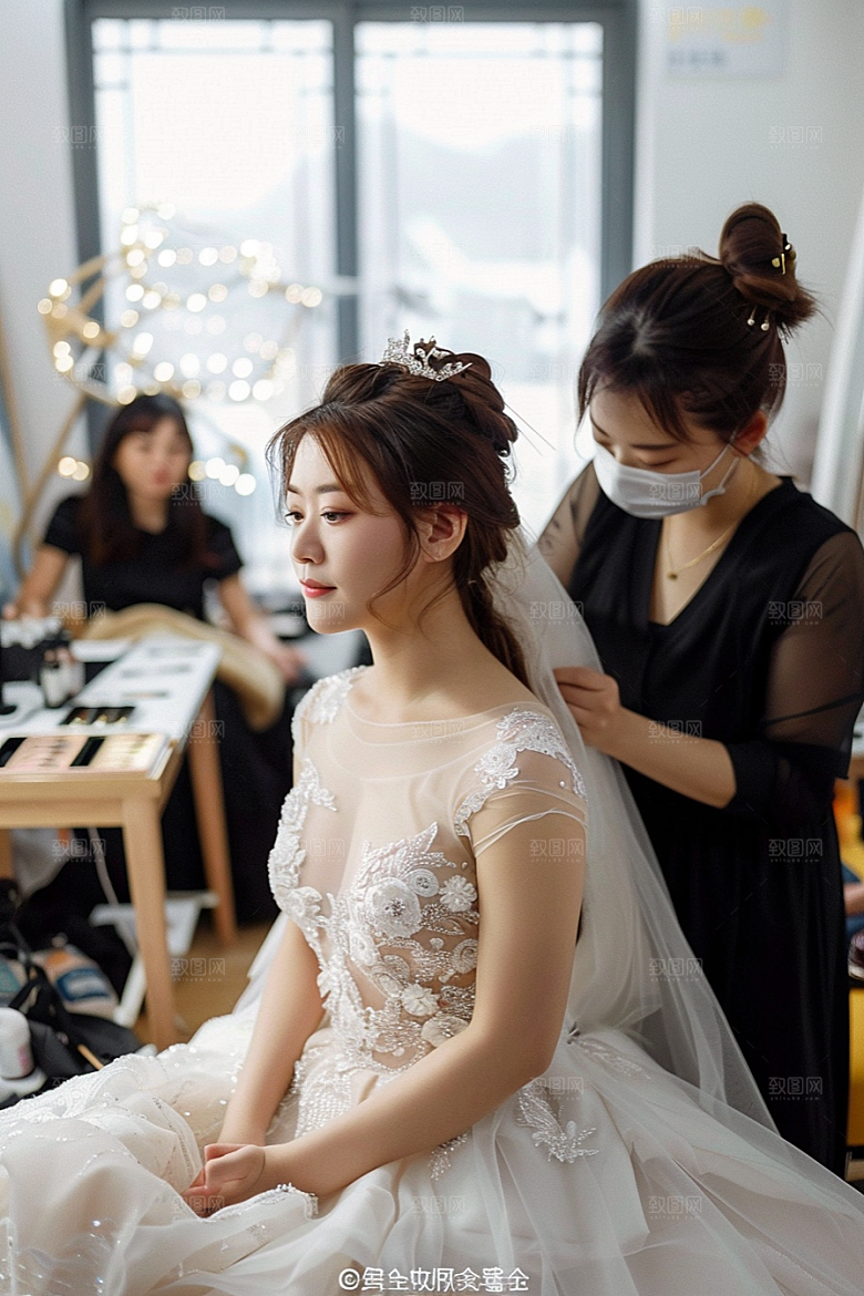 化妆人物妆容美女肖像