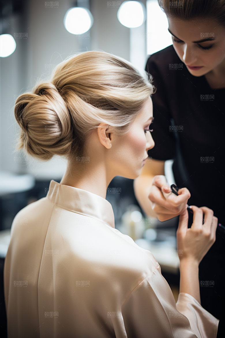 化妆人物妆容美女肖像