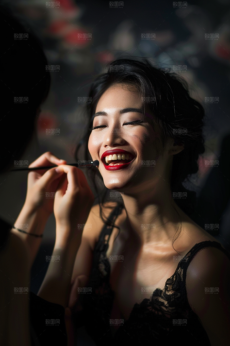 化妆人物化妆师美女肖像