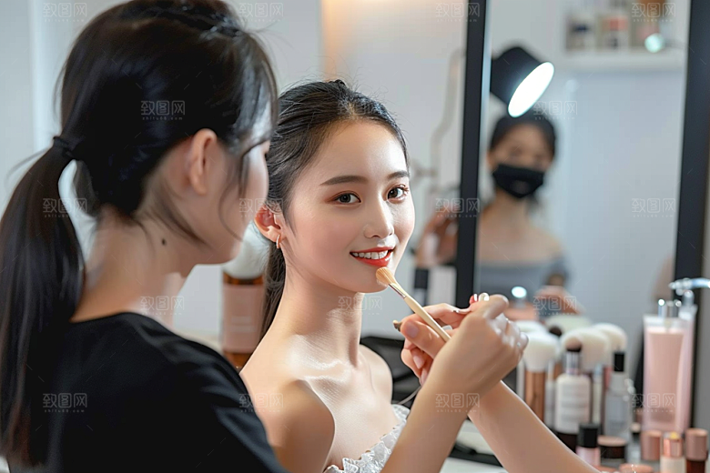 化妆人物妆感艺术肖像