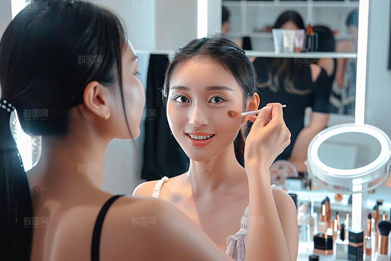 化妆人物美妆妆容肖像